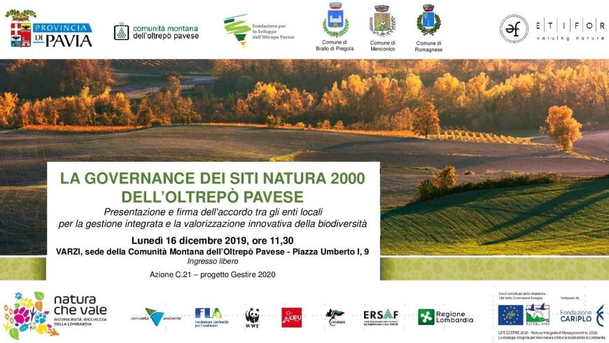 La governance dei siti Natura 2000 dell’Oltrepò Pavese – Varzi (PV)