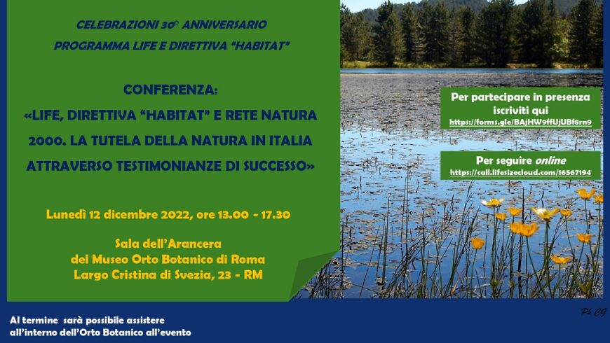 Life, Direttiva Habitat e Rete Natura 2000. La tutela della natura in Italia attraverso testimonianze di successo – online