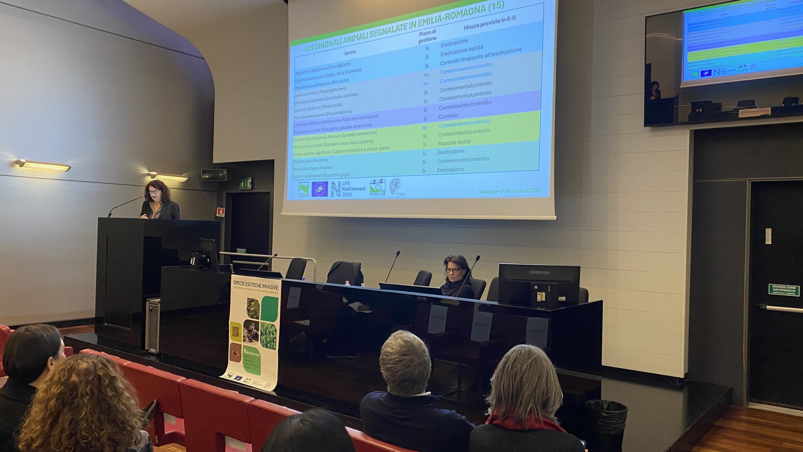 Un particolare del convegno del 6 dicembre 2024