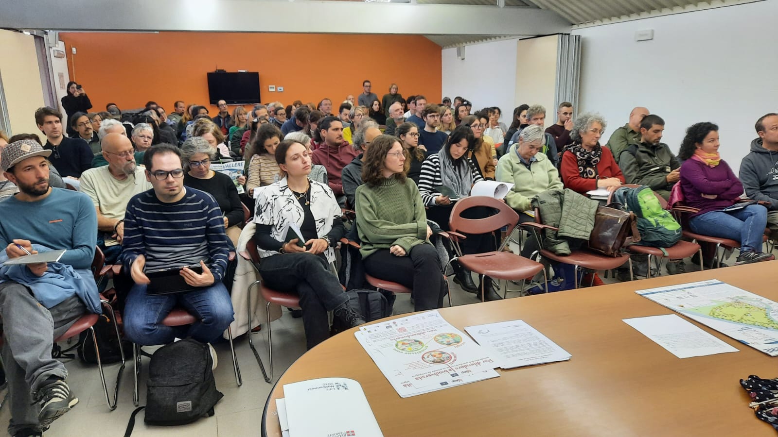 Nella foto una panoramica della sala del corso di formazione