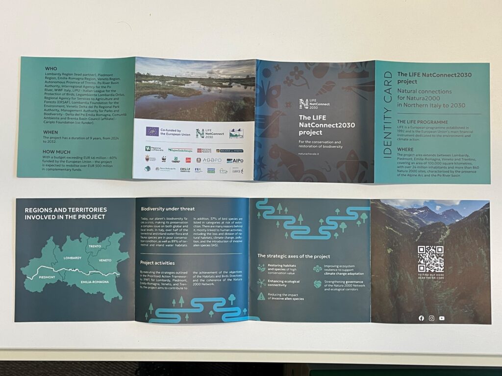 Pubblicato depliant in inglese “The LIFE NatConnect2030 project”