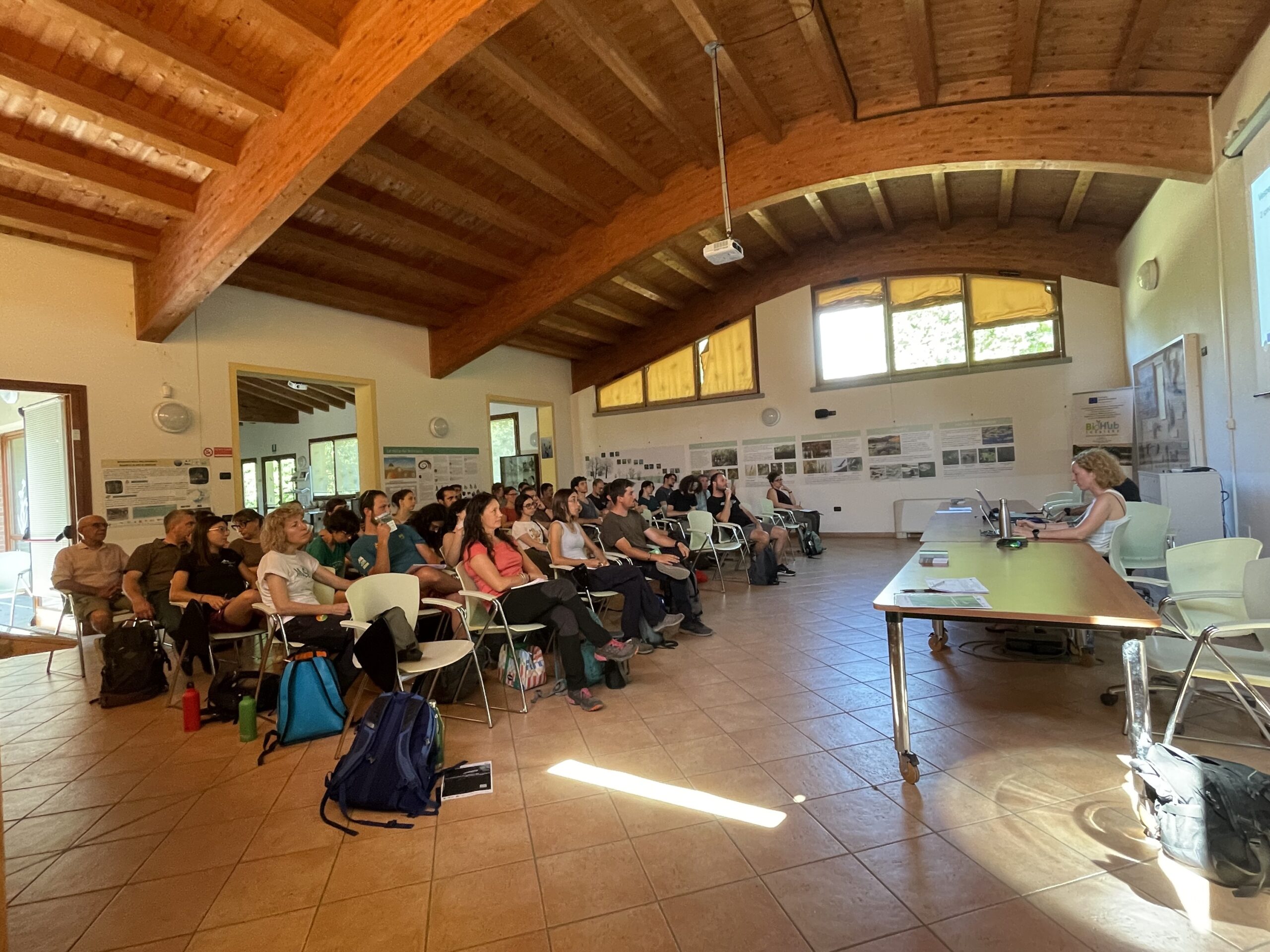 Panoramica della sala dove si è tenuto il corso