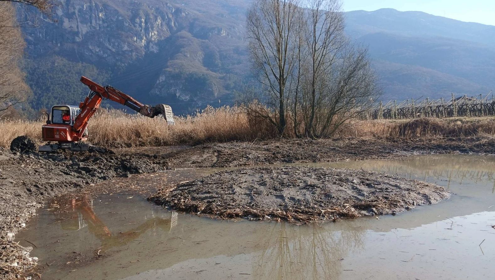 Lavori di riqualificazione nella Riserva provinciale Taio di Nomi