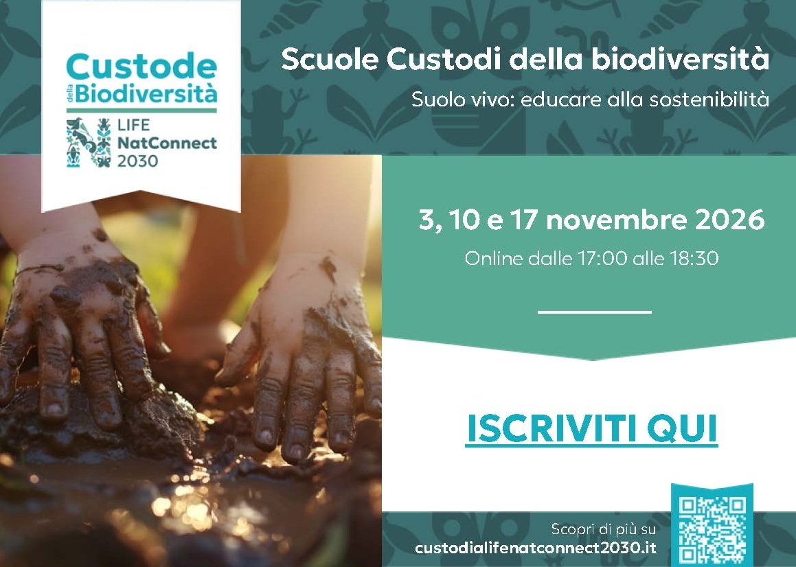 Scuole Custodi della biodiversità – Quarta formazione online gratuita per docenti ed educatori – 3, 10 e 17 novembre 2026