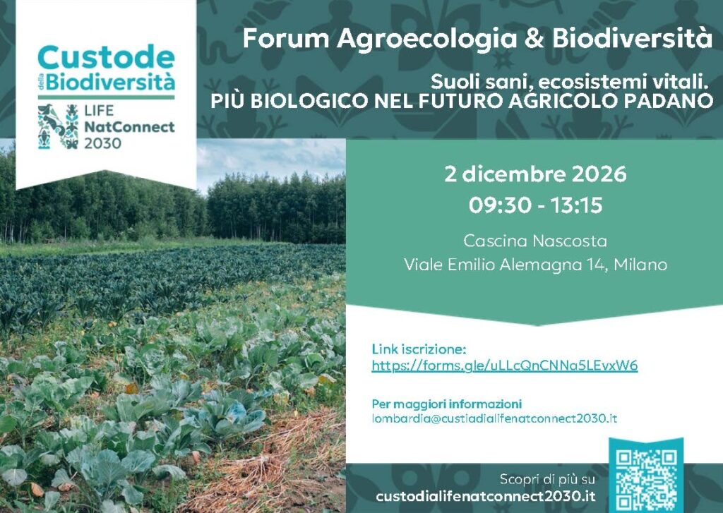 Forum Agroecologia & Biodiversità: suoli sani, ecosistemi vitali - 2 dicembre 2026 - Milano